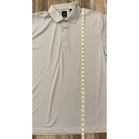 Page & Tuttle Mens Cool Swing Polo Shirt Gray Golf Short Sleeve Size Large - Picture 10 of 12